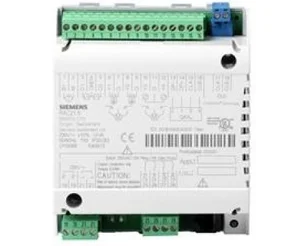 RXC21.5/00021 Комнатные контроллеры для фэнкойлов с 3-скоростными вентиляторами и/или заслонкой наружного воздуха с базовым приложением OOO21 SIEMENS