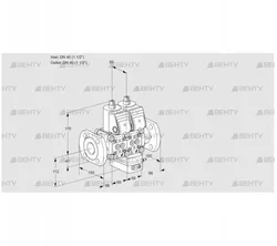 VCG2E40F/40F05NGEWR/PPPP/PPPP (88103855) Клапан с регулятором соотношения Kromschroder