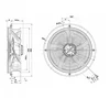 Осевой вентилятор ebmpapst W4D350CN0831