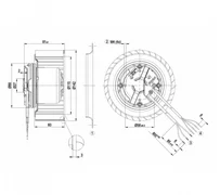 Центробежный вентилятор ebmpapst R3G140AF2316
