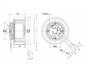 Центробежный вентилятор ebmpapst R3G140AF2316