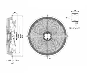 Осевой вентилятор ebmpapst S8D630AN0101