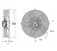 Осевой вентилятор ebmpapst S3G630AL06G1