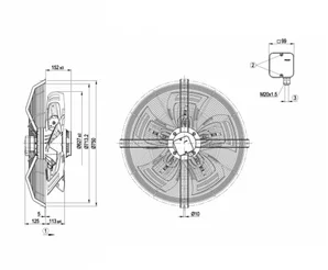 Осевой вентилятор ebmpapst S4D630BF0304