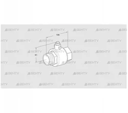 GEH 32R50 (03352509) Регулирующий кран для газа Kromschroder