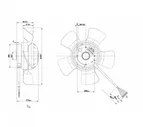 Осевой вентилятор ebmpapst A2D200AA0234