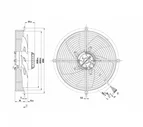 Осевой вентилятор ebmpapst S2D300AP0230