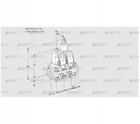VCS2T32N/40N05NLVQSR/MMMM/PPPP (88100834) Сдвоенный газовый клапан Kromschroder