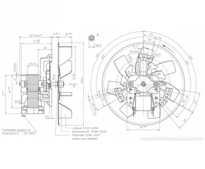 Вентилятор компактный ebmpapst RRL140/0024B69-3020LH/4 agf
