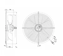 Осевой вентилятор ebmpapst S4D350BA0602