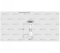 BVHS80Z01A (88300169) Дроссельная заслонка Kromschroder