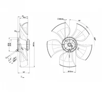 Осевой вентилятор ebmpapst A4E420AU0105