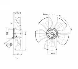 Осевой вентилятор ebmpapst A4E420AU0105
