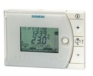 REV13DC Room Thermostat, Radio Clock Siemens