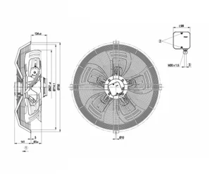 Осевой вентилятор ebmpapst S4D630AD0101