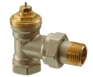 VЕN110 Клапан радиаторный угловой, 2-ходовой седельный, DIN, 2-Х трубная система, PN10, DN10, KVS 0.09..0.63 SIEMENS