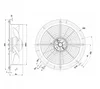 Осевой вентилятор ebmpapst W2E250CE6501