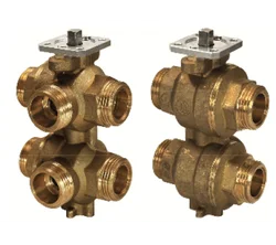 VWG41.20-0.25-0.4 6-ходовой регулирующий шаровой клапан SIEMENS