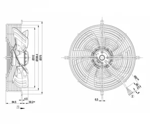 Осевой вентилятор ebmpapst S4E315AS2031