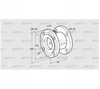 TAS 32FF50 (03352463) Предохранительный клапан Kromschroder