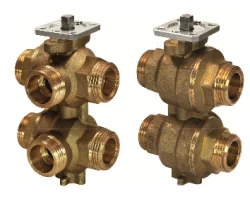 6-ходовые регулирующие шаровые клапаны VWG