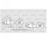 BIO 100KMZ-100/85-(84E)E (84199356) Газовая горелка Kromschroder