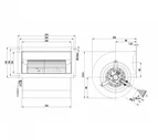 Центробежный вентилятор ebmpapst D2D146AA2423