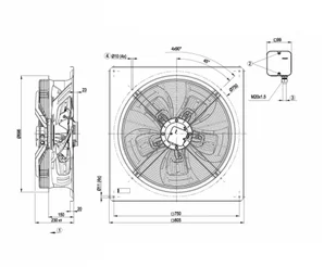 Осевой вентилятор ebmpapst W4D630GH0101