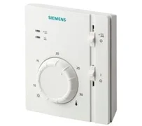 RAA31.26 Электромеханический комнатный термостат с переключателем вкл/выкл и LED-индикатором, внешним переключателем и LED-индикатором SIEMENS