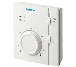 RAA31.26 Электромеханический комнатный термостат с переключателем вкл/выкл и LED-индикатором, внешним переключателем и LED-индикатором SIEMENS