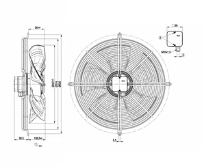 Осевой вентилятор ebmpapst S4E500BJ0102