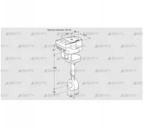 IBHR50Z01A/40A2AR10 (88303125) Дроссельная заслонка Kromschroder