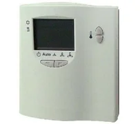 QAX34.3 Комнатный модуль с датчиком, задатчиком уставки, ЖК-дисплеем и переключателем режимов; интерфейс PPS2 SIEMENS