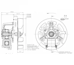 Электродвигатель ebmpapst R2K150/0027A10-4218bd Вентилятор
