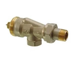 VUN210 Реверсивные угловые радиаторные клапаны, 2-х трубная система, PN10, DN10, kvs 0.14..0.60 SIEMENS